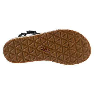 4. Teva W Original Universal Slim Leather Sandalen 1151031-BLTN Schwarz 36