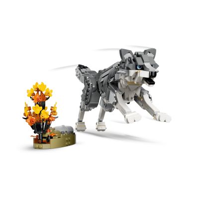 6. LEGO Creator 3-in-1 31393 – Waldtiere: Grauer Wolf