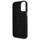 7. Guess Silikon Logo Strass 4G Hülle für iPhone 16 – Schwarz