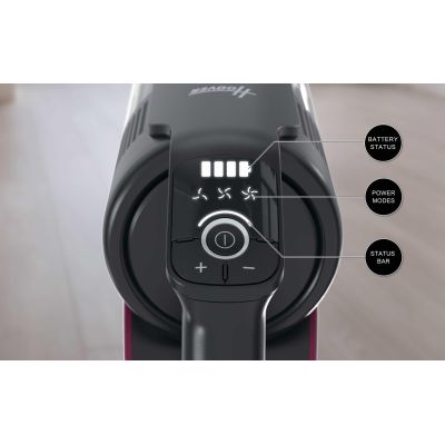 35. Hoover HF610HX 011 Akku-Staubsauger, beutellos, 0,7 l, 650 W, lila, 4 Ah