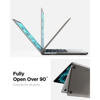 8. Spigen AirSkin Hülle für MacBook Air 13" 2023/2024/2025/2026 - Halbtransparent