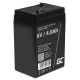 GREEN CELL GEL-BATTERIE AGM15 6V 4AH