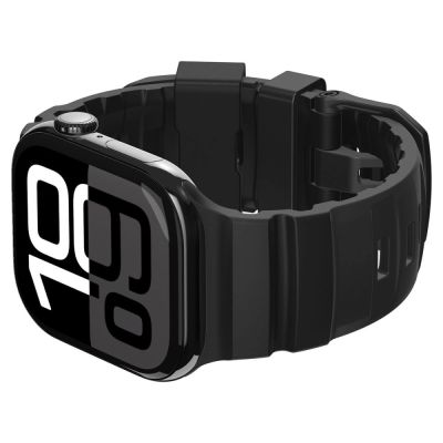 10. Spigen WBS2 Armband für Apple Watch 44 / 45 / 46 / 49 mm - Schwarz