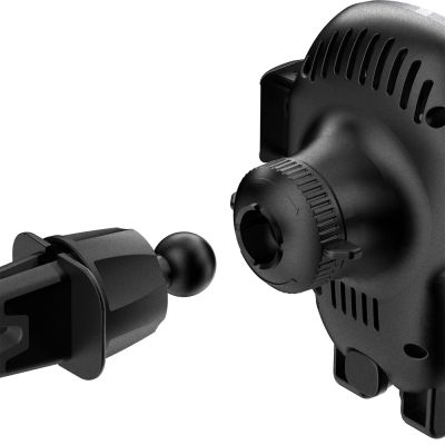 8. Dudao Automatische Autohalterung mit integriertem kabellosen Qi-Ladegerät 15 W, Grau (F20xs)