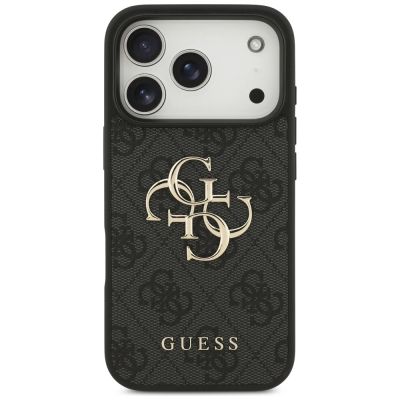 3. Guess 4G Big Logo Case für iPhone 17 Pro - Schwarz