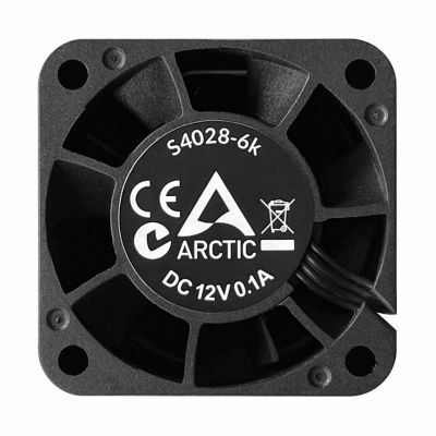 4. ARCTIC S4028-6K Computergehäuselüfter 4 cm Schwarz 5 Stück.