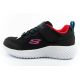 2. Skechers Bounder Kindersportschuhe mit Klettverschluss, leicht, modisch, schwarz