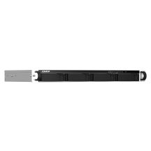 Qnap TS-464eU-8G, 1U, 4 x 2,5"/3,5" SATA, Intel Celeron N5105/N5095 4C/4T, 8 GB RAM (nicht erweiterbar), 2 x 2,5 GbE, Einzelnetzteil (nicht auf RP aufrüstbar)