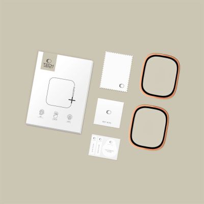 5. Tech-Protect 2er-Pack Schutzglas für Apple Watch Ultra 49 mm – Orange