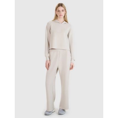 Damen-Jogginghose aus Modal mit weitem Bein, Modell 4FWSS25TTROF1011-83S