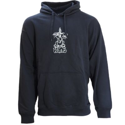 Vans Schwarzer Crazy Eddy 66 Loose Pullover Hoodie - VN000JE7BLK