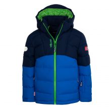 Trollkids Kinder Gryllefjord Wasserdichte Winterjacke mit Kapuze, Blau/Marineblau (365-100)