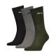 Puma Crew Socken, 3 Paar, Schwarz, Grau, Grün, 880355 28