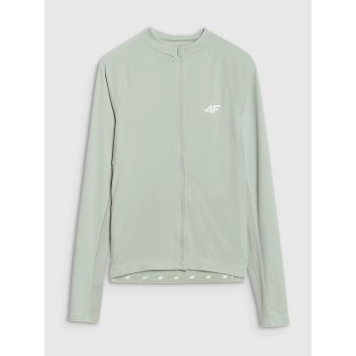 12. Damen Radsport-Longsleeve mit Reißverschluss 4F 4FWSS25TFLOF343-47S