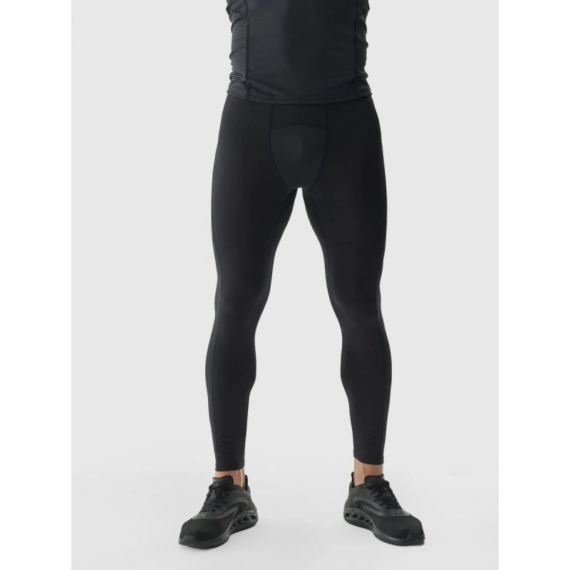 4. 4F Herren-Trainingsleggings mit mittelhohem Bund 4FWAW24TFTIM273-20S