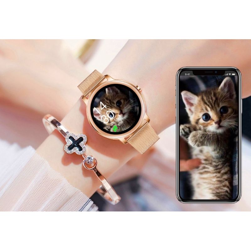 8. Damen-Smartwatch RUBICON RNBE66 Schwarz SMARUB124