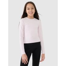 Langarmshirt Slim Smooth Mädchen 4F 4FJRSS25TLONF505-12S