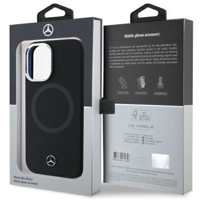 8. Mercedes MEHMP16S23SUTTK iPhone 16 6,1" schwarz/schwarz Hardcase Silikon Tonal Logo MagSafe