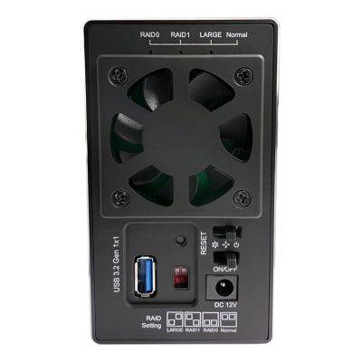 7. LC-Power LC-35U3-RAID-2 Festplattengehäuse HDD-Gehäuse Schwarz 3,5"