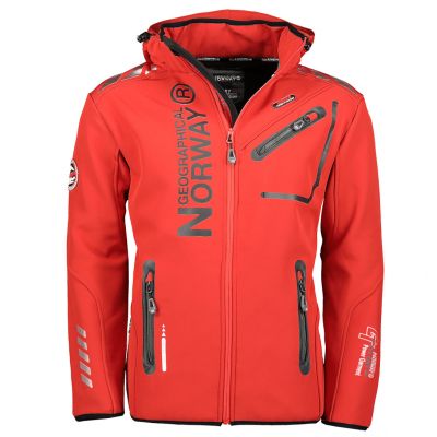 Geographgical Norway Royaute ASSOR A MEN 068 M WW1973H/GN/Rot / Schwarz Softshelljacke