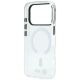 7. BMW M IML MagSafe Hülle mit glänzendem Metalllogo und Zierleisten für iPhone 18 Pro Max / 17 Pro Max – Transparent
