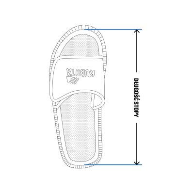 9. Kubota Velcro Classic Flip-Flops Pastellviolett K25SS-100-001-10-1
