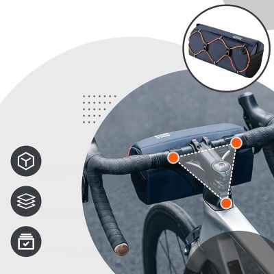 7. Rockbros 30110054002 Fahrradlenkertasche 2,2 l - Blau