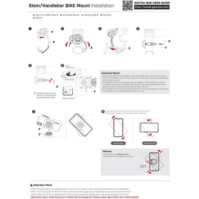 23. Spigen Gearlock MS100 Fahrradlenkerhalterung – Schwarz