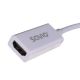 3. SAVIO cl-57 Adapter (Mini DisplayPort M - HDMI F; 0,10 m; weiß)