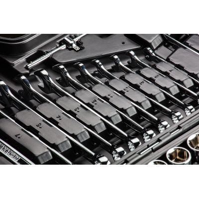 3. Neo Steckschlüsselsatz 1/4" 1/2" 77-teilig CrV 08-915