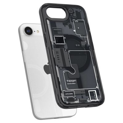 6. Spigen Ultra Hybrid MagSafe Hülle für iPhone 16e / 17e Zero One - Schwarz