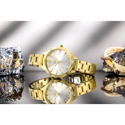 7. Giewont Saphir Gold Silber Damenuhr GW2720-B2