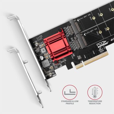 4. Axagon PCEM2-ND M.2 interner Adapter
