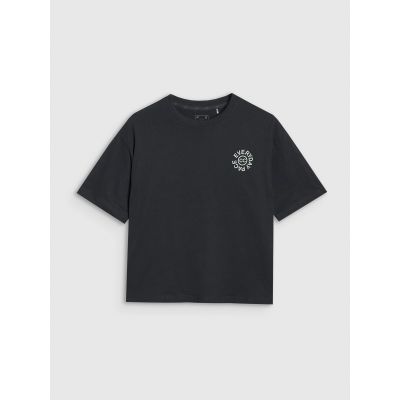 5. Übergroßes bedrucktes Damen-T-Shirt 4F 4FWSS25TTSHF1993-20S