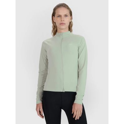 Damen Radsport-Longsleeve mit Reißverschluss 4F 4FWSS25TFLOF343-47S