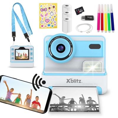 XBLITZ SOFORTKAMERA MIT BLITZ BLAUDRUCKER