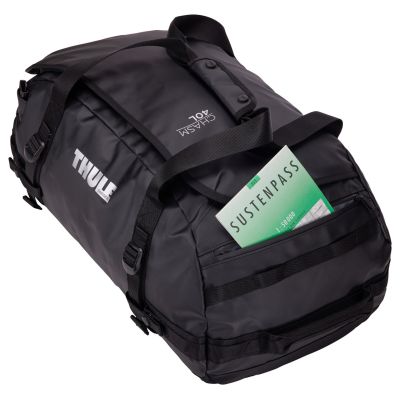 8. Thule Chasm TDSD302 Schwarze Sporttasche 40L Polyester Schwarz