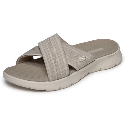 2. Skechers Damen-Flip-Flops GO WALK FLEX SANDAL IMPRESSED 141420 DKTP