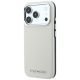 2. Karl Lagerfeld MagSafe-Hülle mit genarbtem, länglichem Logo für iPhone 17 Pro / 18 Pro – Beige