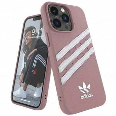 Adidas OR Molded Case PU für iPhone 13 Pro / iPhone 13 - Pink