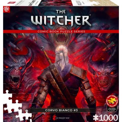 2. Gutes Beute-Puzzle: The Witcher – Corvo Bianco, 1000 Teile