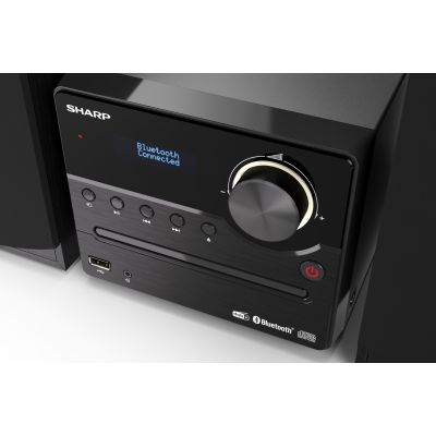 13. Sharp XL-B517D(BK) Mikro-HiFi-System, CD/FM/USB/Bluetooth v5.0, Aux-Eingang, 45 W, Schwarz | Sharp | Mikro-HiFi-System | XL-B517D(BK) | USB-Anschluss | Aux-Eingang | Bluetooth-Konnektivität | CD-Player | Schwarz | FM-Radio | Drahtlose Verbindung