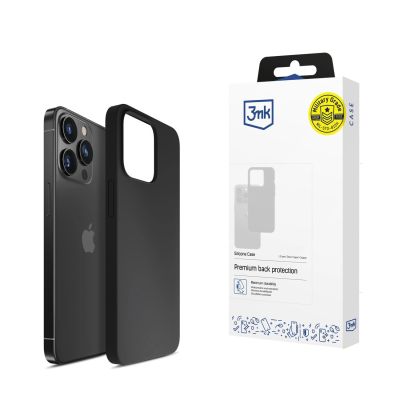 3mk Silikonhülle für iPhone 16 Pro – Schwarz