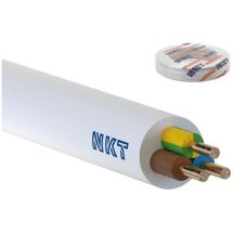 YDY 3X 2.5 ŻO NKT WEISSES INSTALLATIONSKABEL RUNDDRAHT 450/750V KLASSE 1