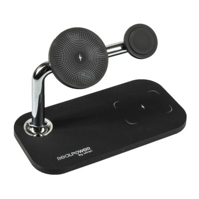 2. RealPower ChargeAIR Mag Smartphone, Smartwatch, Tablet Schwarz USB Kabelloses Laden intern