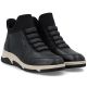 4. Schwarze, gefütterte Damen-Ankle-Boots aus Leder von Rieker (Modell L5651-01)