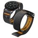 Spigen Athlex Air Armband für Google Pixel Watch 41 mm – Schwarz-Orange