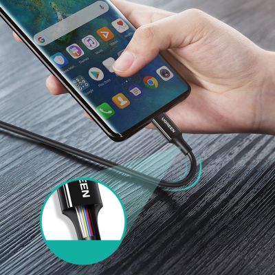 13. Ugreen US300 USB-C – USB-C PD QC FCP Kabel 100 W 5 A 480 Mbit/s 2 m – Weiß