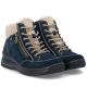 10. Wasserdichte bequeme Leder-Trapperboots in Marineblau Rieker L7701-14