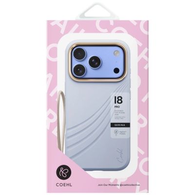 4. Uniq Coehl Serina Magnetische Ladehülle für iPhone 18 Pro / 17 Pro – Blau